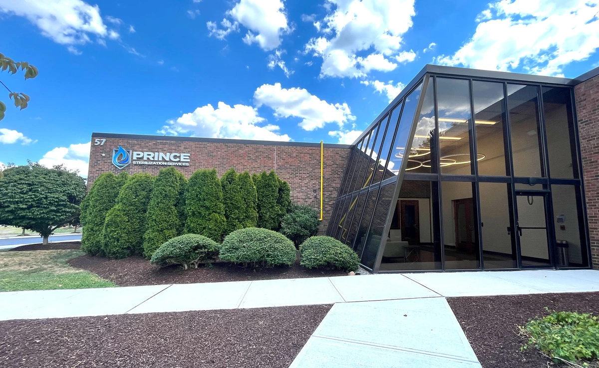 Prince Sterilization Services front entrance of building